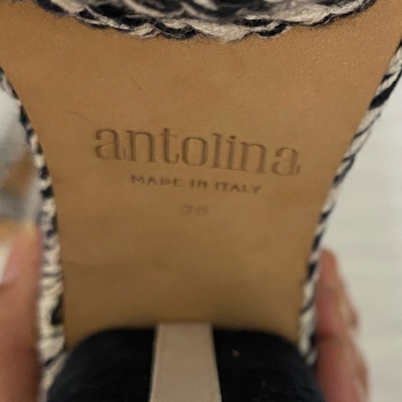 NWB Antolina Women’s Dita Woven Platform Sandals Size 38 EU. - Picture 13 of 13